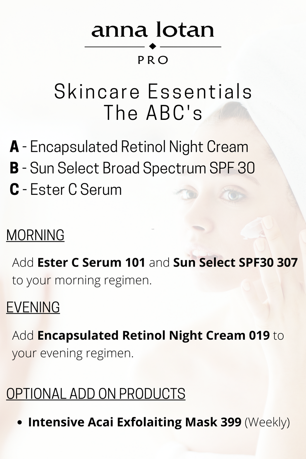 Skincare Essentials The ABC's